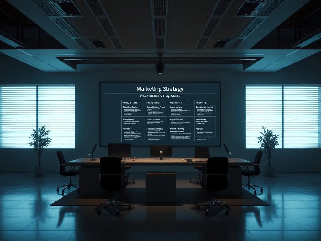 A visually stunning example of a completed cinematic marketing video, showcasing high-quality visuals and strategic messaging for a B2B client in the technology sector.